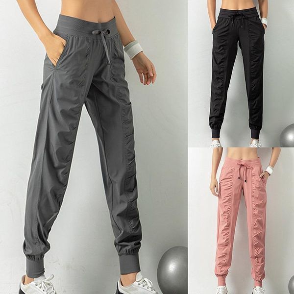 women's leggings tatting fabric drawstring running sport joggers women quick dry athletic gym fitness sweatpants with two side pockets, Black
women's leggings tatting fabric drawstring running sport joggers women quick dry athletic gym fitness sweatpants with two side pockets, Black