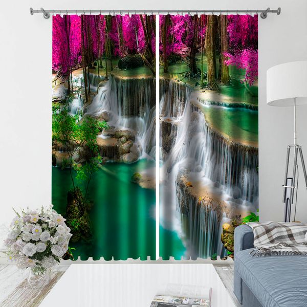 waterfall luxury blackout 3d window curtain for living room office bedroom personality curtains
waterfall luxury blackout 3d window curtain for living room office bedroom personality curtains