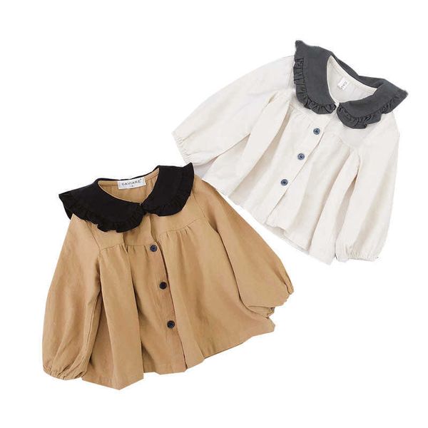 2020 winter new children clothing korean girl contrast color cotton linen doll baby kids shirt cardigan children shirt for girls y0914, Blue
2020 winter new children clothing korean girl contrast color cotton linen doll baby kids shirt cardigan children shirt for girls y0914, Blue