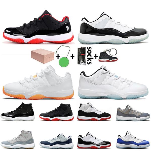 with box men womens 11s basketball shoes 2021 jumpman 11 sneakers trainers low legend blue citrus jubilee 25th anniversary high bred gamma p, White;red
with box men womens 11s basketball shoes 2021 jumpman 11 sneakers trainers low legend blue citrus jubilee 25th anniversary high bred gamma p, White;red