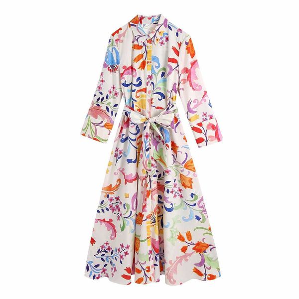 summer women floral printed dress belted long sleeves elegant casual fashion chic lady woman midi sundress shirt dress 210709, Black;gray
summer women floral printed dress belted long sleeves elegant casual fashion chic lady woman midi sundress shirt dress 210709, Black;gray