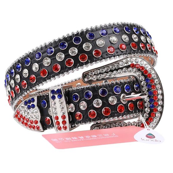 belts goth jeans waist belt colorful rhinestone buckle men adjustable fashion crystal studded cintos femininos de luxo, Black;brown
belts goth jeans waist belt colorful rhinestone buckle men adjustable fashion crystal studded cintos femininos de luxo, Black;brown