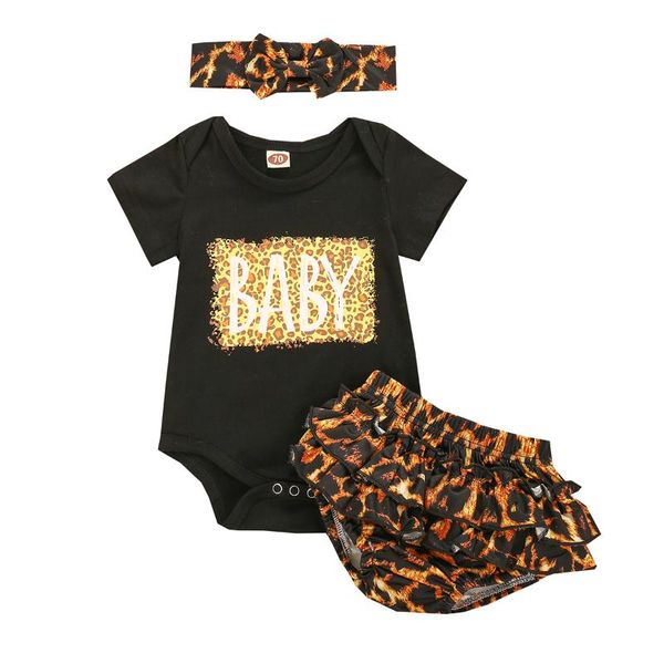 clothing sets 3pcs born baby girls outfits short sleeve letter print romper leopard shorts headband summer clothes set, White
clothing sets 3pcs born baby girls outfits short sleeve letter print romper leopard shorts headband summer clothes set, White