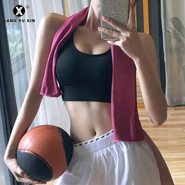 gym clothing ladies seamless sports bra breathable fitness push-up crop underwear running yoga shockproof, White;black
gym clothing ladies seamless sports bra breathable fitness push-up crop underwear running yoga shockproof, White;black