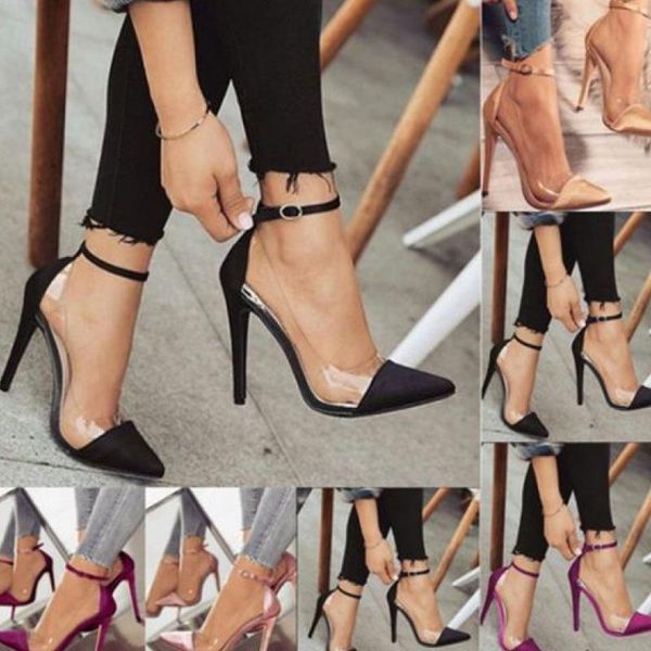 sandals women with thin heels black transparent annual high-heeled for cool shoes 42 43
sandals women with thin heels black transparent annual high-heeled for cool shoes 42 43