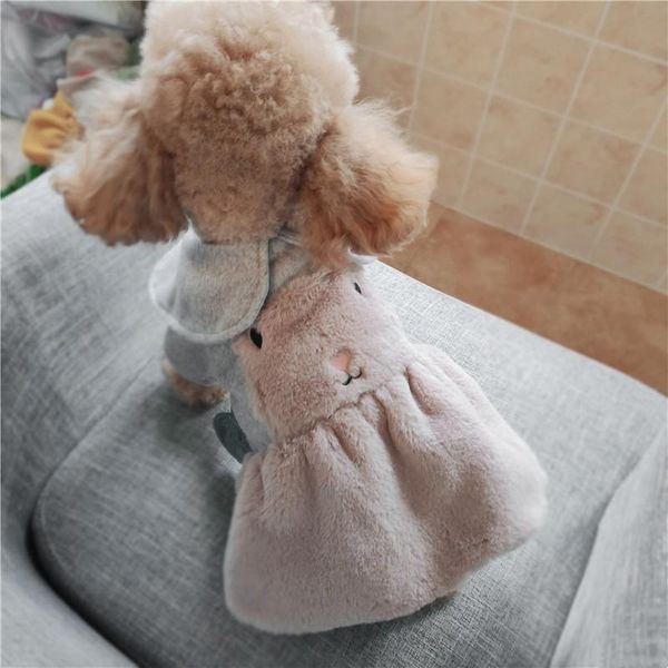 pet clothing spring autumn winter woolen cloth plush dress bomei poodle princess skirt for puppy soft long sleeve dress zh766
pet clothing spring autumn winter woolen cloth plush dress bomei poodle princess skirt for puppy soft long sleeve dress zh766