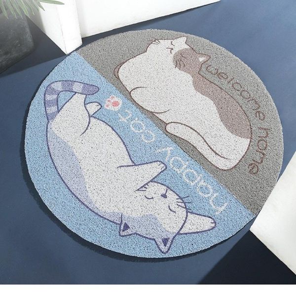 cushion/decorative pillow semicircle doormat lazy cat scrape wear resistant dust proof non slip door mat for front inside dirt trapper entra
cushion/decorative pillow semicircle doormat lazy cat scrape wear resistant dust proof non slip door mat for front inside dirt trapper entra