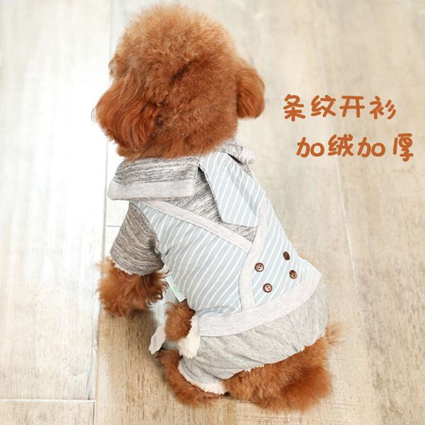 dog autumn and winter fashion pet sweater four legged cat clothing cotton padded jacket stripe cardigan
dog autumn and winter fashion pet sweater four legged cat clothing cotton padded jacket stripe cardigan