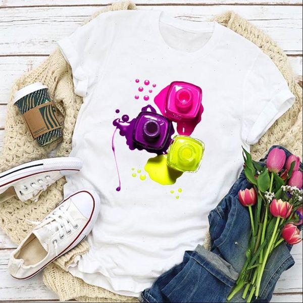women graphic 3d splash beauty cute trend finger nail summer t shirt lady womens clothing clothes tee female t shirt, White
women graphic 3d splash beauty cute trend finger nail summer t shirt lady womens clothing clothes tee female t shirt, White