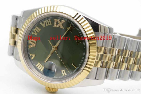 men's products 2021 quality datejust 36mm green dial with roman numeral markers & diamonds bp eta 2813 automatic movement watches, Slivery;brown
men's products 2021 quality datejust 36mm green dial with roman numeral markers & diamonds bp eta 2813 automatic movement watches, Slivery;brown
