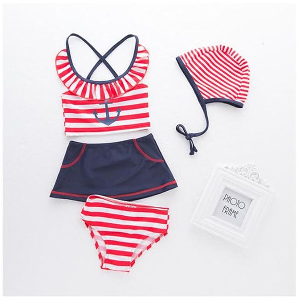 sailor children's strip sling swimsuit girls four-piece skirt beach spa swimwear bathing suit toddler swimming clothing 2-6yrs, Black
sailor children's strip sling swimsuit girls four-piece skirt beach spa swimwear bathing suit toddler swimming clothing 2-6yrs, Black