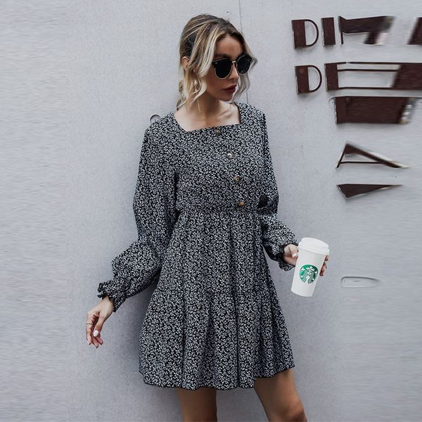 2021 vintage square collar floral casual autumn winter full sleeve slim short for women new fashion genp, Black;gray
2021 vintage square collar floral casual autumn winter full sleeve slim short for women new fashion genp, Black;gray
