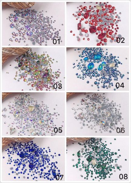 nail art decorations 1bag cute mixed flat-back different size crystal gem stone approx.300pcs, Silver;gold
nail art decorations 1bag cute mixed flat-back different size crystal gem stone approx.300pcs, Silver;gold