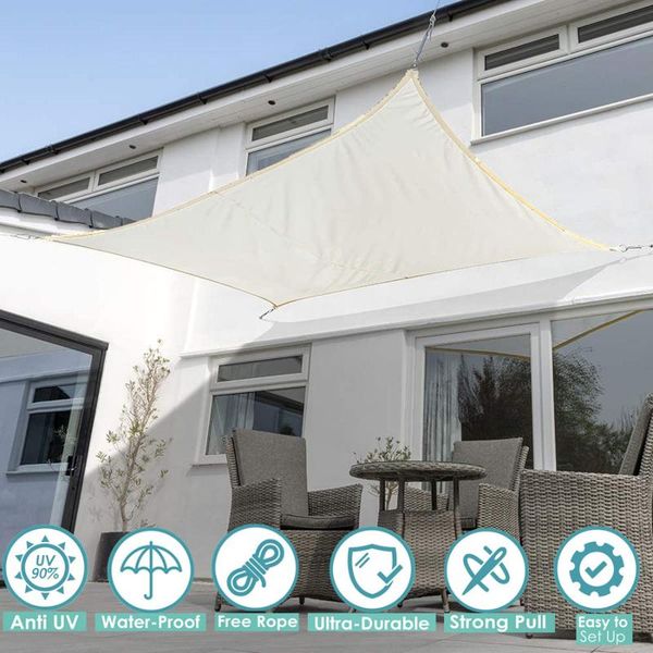 shade white 300d waterproof polyester square rectangle sail garden terrace canopy swimming sun camping yard awning
shade white 300d waterproof polyester square rectangle sail garden terrace canopy swimming sun camping yard awning