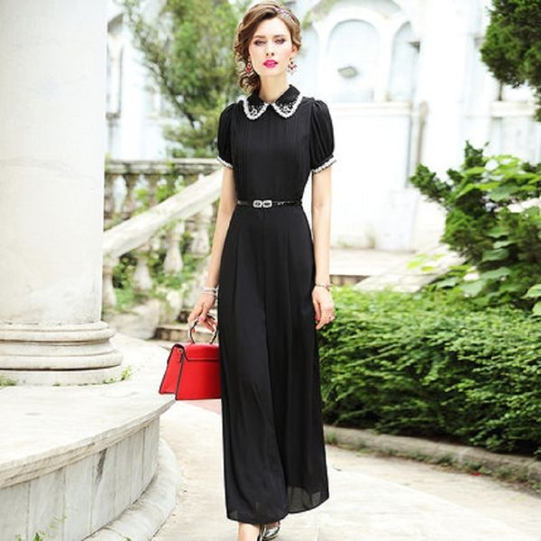 2021 new beading summer chiffon waist high female retro fashion embroidered loose leg drop casual pants more xxxl zp42, Black;gray
2021 new beading summer chiffon waist high female retro fashion embroidered loose leg drop casual pants more xxxl zp42, Black;gray