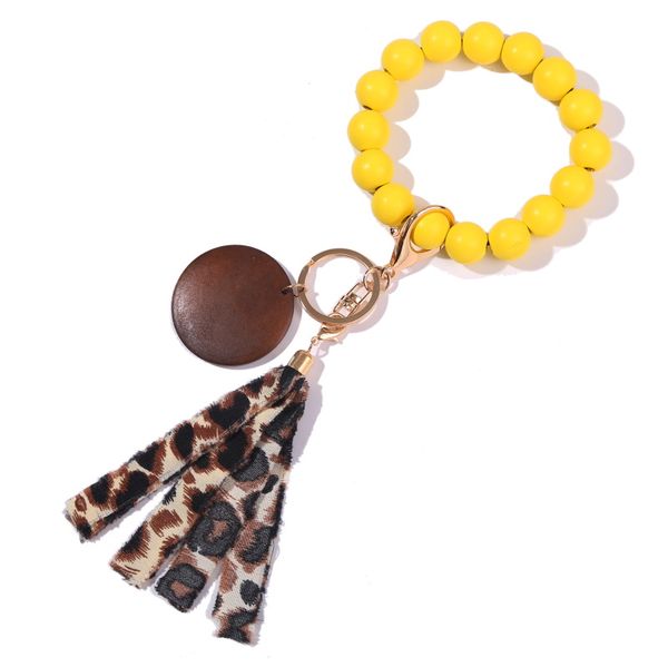 2021 wholesale the designer wooden beaded cloth tassel chain key ring wooden beads monogram engrave disc bracelet tassel keychain, Black
2021 wholesale the designer wooden beaded cloth tassel chain key ring wooden beads monogram engrave disc bracelet tassel keychain, Black