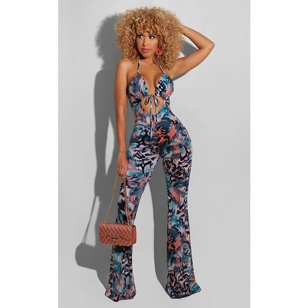 women's jumpsuits & rompers women clothes tie dyeing print jumpsuit deep v-neck hollow flare pants backless halter trouser playsuit, Black;white
women's jumpsuits & rompers women clothes tie dyeing print jumpsuit deep v-neck hollow flare pants backless halter trouser playsuit, Black;white