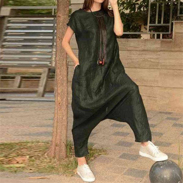 2021 zanzea summer overalls womens drop crotch jumpsuits female short sleeve rompers combinaison femme cargo pants palazzo 5xl, Black;white
2021 zanzea summer overalls womens drop crotch jumpsuits female short sleeve rompers combinaison femme cargo pants palazzo 5xl, Black;white