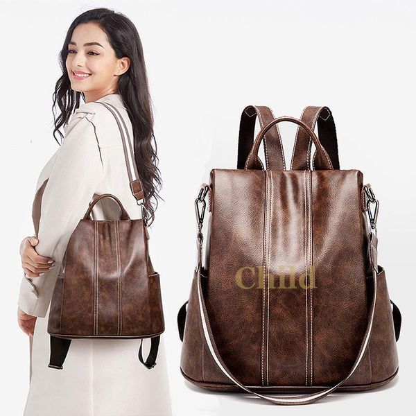 diaper bags women's simple waterproof soft leather bag retro anti-theft backpack ladies fashion shoulder outing mommy
diaper bags women's simple waterproof soft leather bag retro anti-theft backpack ladies fashion shoulder outing mommy