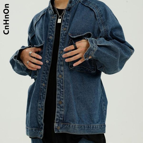 men's vests autumn product falling shoulder design multi-pocket retro washed denim jacket for men m5-a-1125, Black;white
men's vests autumn product falling shoulder design multi-pocket retro washed denim jacket for men m5-a-1125, Black;white