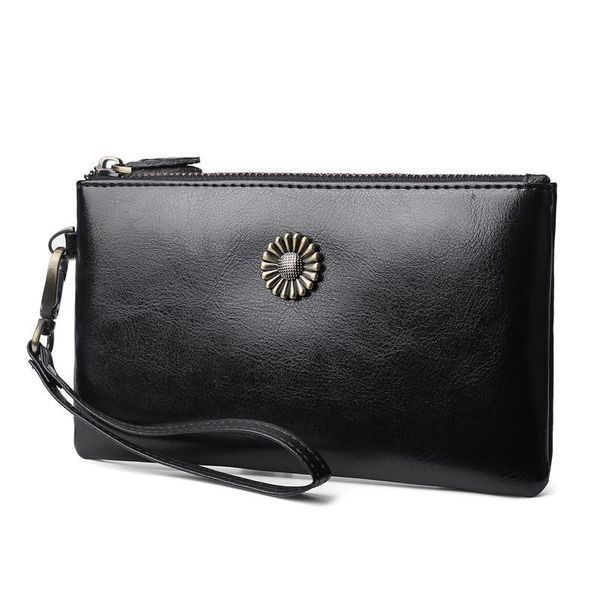 wallets sun flower genuine leather women long zipper ladies vin tage purse female clutch big capacity fashion wallet, Red;black
wallets sun flower genuine leather women long zipper ladies vin tage purse female clutch big capacity fashion wallet, Red;black