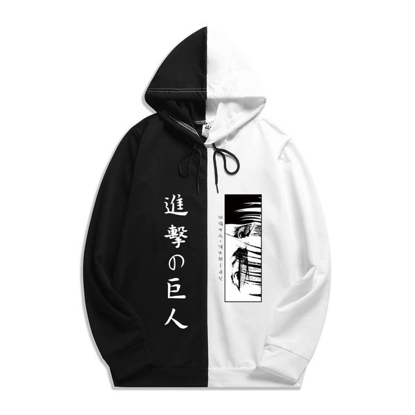2021 new japanese anime attack on titan hoodie print olor hoodies pullover sweatshirt harajuku thin clothing u80h, Black
2021 new japanese anime attack on titan hoodie print olor hoodies pullover sweatshirt harajuku thin clothing u80h, Black