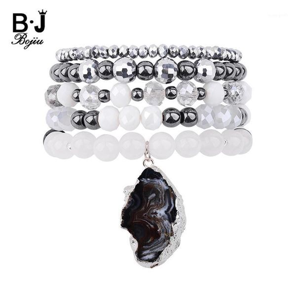 charm bracelets bojiu 5 pcs/set elastic women silver color white crystal quartz black hematite lava bead bracelet bcset2471, Golden;silver
charm bracelets bojiu 5 pcs/set elastic women silver color white crystal quartz black hematite lava bead bracelet bcset2471, Golden;silver