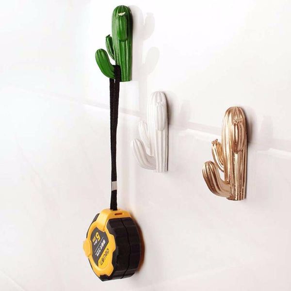 hooks & rails creative resin cactus wall hook key hanger self-adhesive 3d home decoration accessories
hooks & rails creative resin cactus wall hook key hanger self-adhesive 3d home decoration accessories