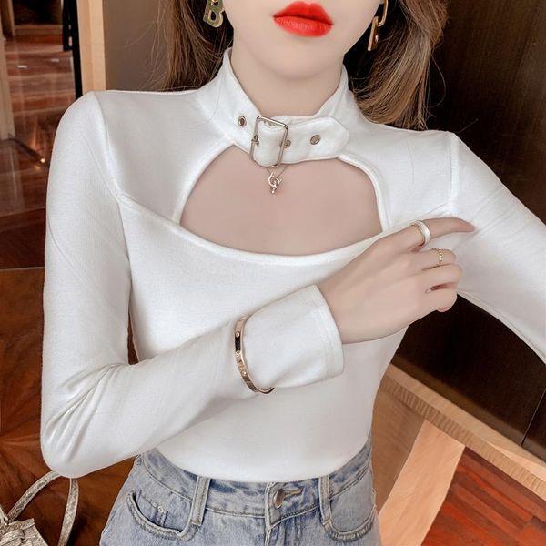 women's t-shirt gkfnmt buckle halterneck womens t shirt harajuku long sleeve cotton streetwear tshirt women tight tees y2k aestheti, White
women's t-shirt gkfnmt buckle halterneck womens t shirt harajuku long sleeve cotton streetwear tshirt women tight tees y2k aestheti, White