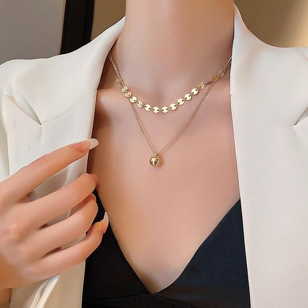 pendant necklaces u-magical minimalist double layer round ball beaded necklace for women textured gold metallic chain jewelry, Silver
pendant necklaces u-magical minimalist double layer round ball beaded necklace for women textured gold metallic chain jewelry, Silver