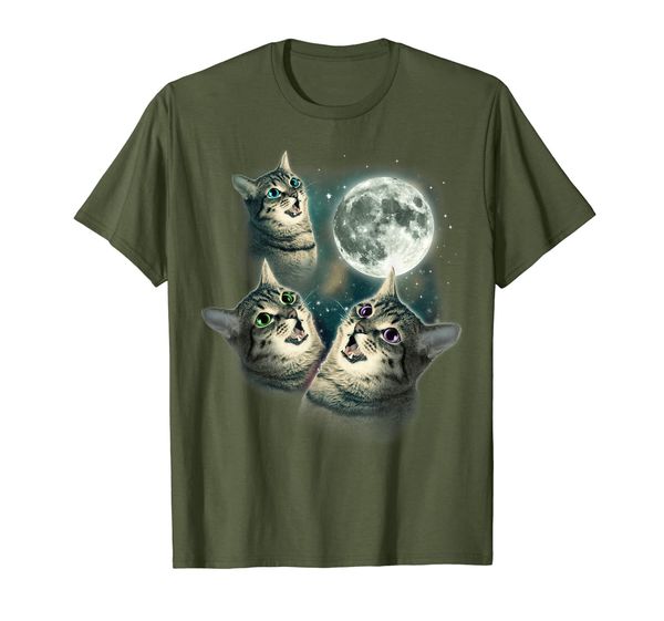 Three Cat Moon - Funny Three Wolves Kitten Parody Tee Shirt, Mainly pictures 
Three Cat Moon - Funny Three Wolves Kitten Parody Tee Shirt, Mainly pictures