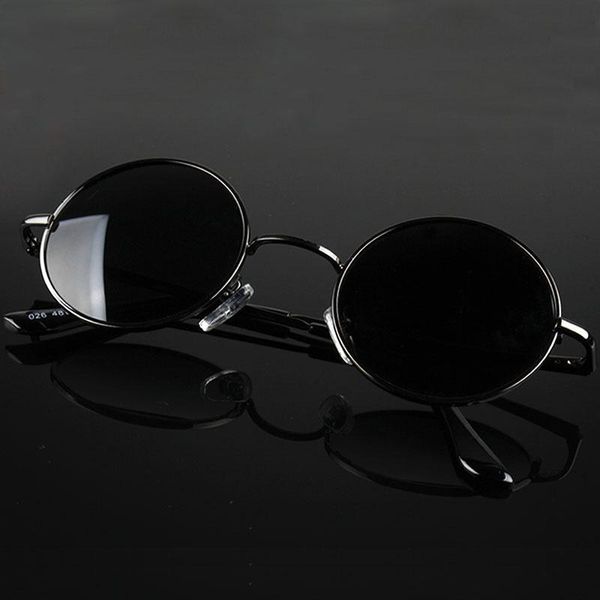 sunglasses retro round polarized men women brand designer male female sun glasses metal frame eyewear driving uv400, White;black
sunglasses retro round polarized men women brand designer male female sun glasses metal frame eyewear driving uv400, White;black