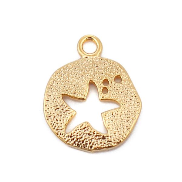 pendants doreen box copper charms round gold filled star fish sparkledust diy fashion jewelry 14mm( 4/8") x 11mm( 3/8"), 5 pcs, Black
pendants doreen box copper charms round gold filled star fish sparkledust diy fashion jewelry 14mm( 4/8") x 11mm( 3/8"), 5 pcs, Black