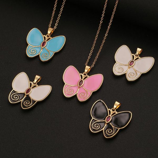 pendant necklaces korean fashion cute butterfly necklace for women golden color statement jewelry charm gift outer banks, Silver
pendant necklaces korean fashion cute butterfly necklace for women golden color statement jewelry charm gift outer banks, Silver