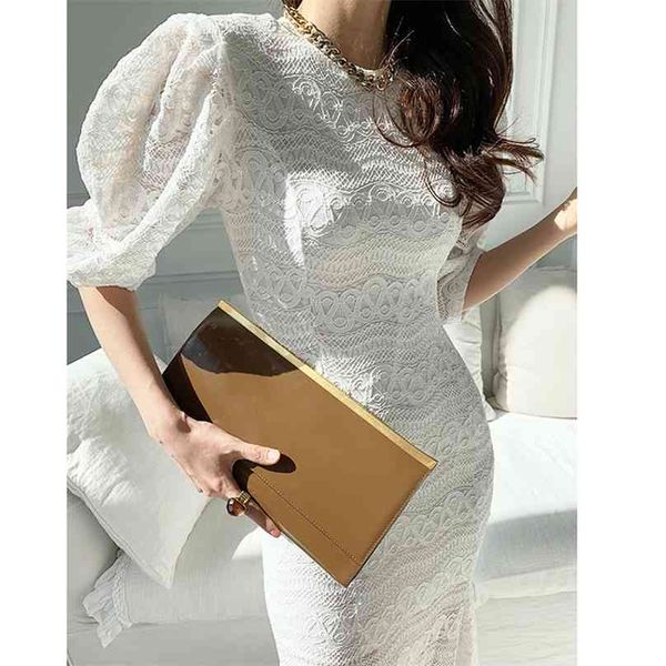 elegant white lace dresses woman puff sleeve summer bodycon female high waisted korean vintage party clothing 210603, Black;gray
elegant white lace dresses woman puff sleeve summer bodycon female high waisted korean vintage party clothing 210603, Black;gray