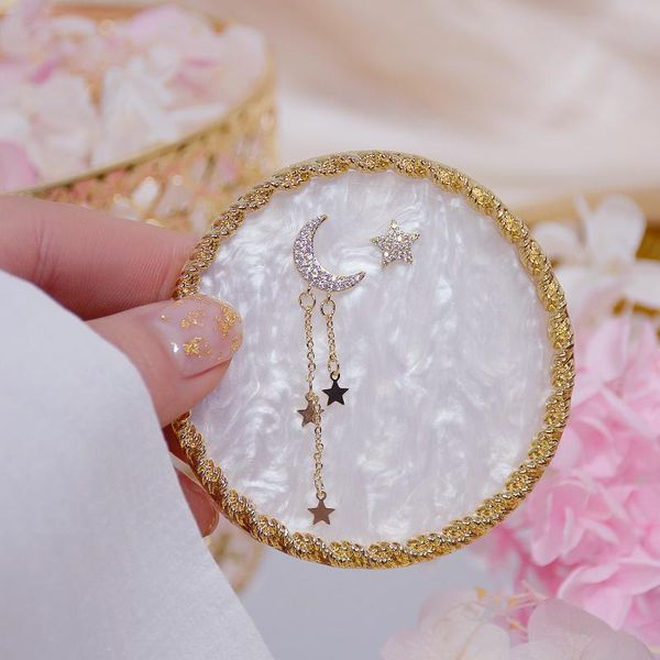 14k real gold plated fashion jewelery crystal moon star exquisite long tassel earrings for woman holiday party elegant earring, Golden;silver
14k real gold plated fashion jewelery crystal moon star exquisite long tassel earrings for woman holiday party elegant earring, Golden;silver