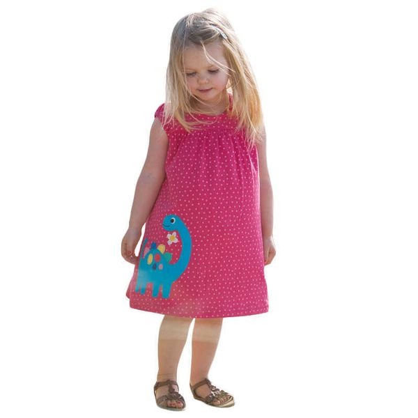 jumping meters baby girls frocks with dinosaur embroidery fashion cotton polka dot cute princess sleeveless kids summer dresses 210529, Red;yellow
jumping meters baby girls frocks with dinosaur embroidery fashion cotton polka dot cute princess sleeveless kids summer dresses 210529, Red;yellow