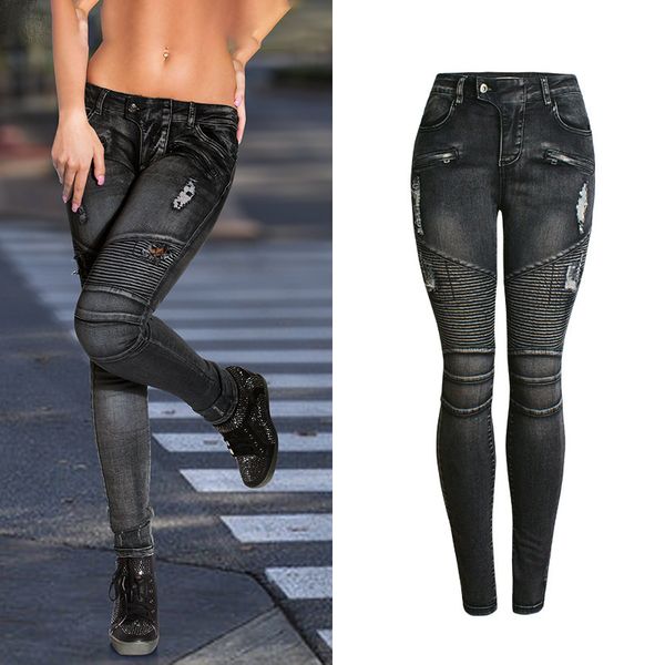 2021 new women streetwear america europe style vintage ripped hole black patchwork denim pencil pant office lady skinny trousers xfxo, Blue
2021 new women streetwear america europe style vintage ripped hole black patchwork denim pencil pant office lady skinny trousers xfxo, Blue