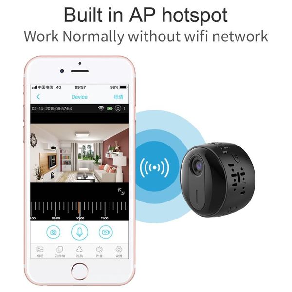 mini cameras 2mp 1080p hd wifi ap camera smart home remote viewing night vision portable outdoor audio camcorder with speaker
mini cameras 2mp 1080p hd wifi ap camera smart home remote viewing night vision portable outdoor audio camcorder with speaker
