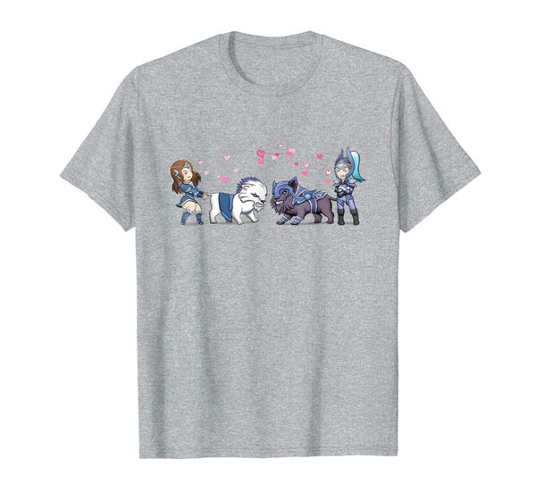 luna mirana dota 2 "don't fight" t-shirt - dot631, White;black
