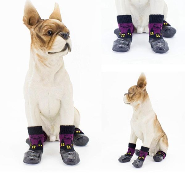 dog apparel pet halloween waterproof anti-slip purple socks rubber sole protectors small medium large dirty-proof feet cover
dog apparel pet halloween waterproof anti-slip purple socks rubber sole protectors small medium large dirty-proof feet cover