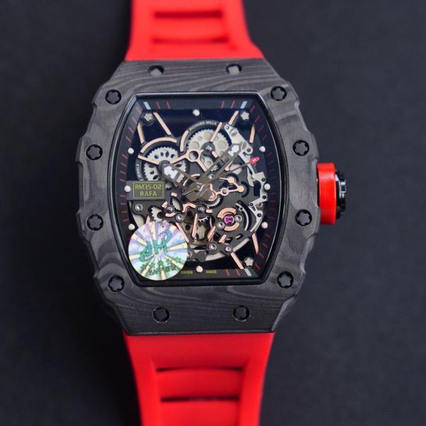 wristwatches richard rm035 mens watches luxury same style watch men's silicone automatic mechanical carbon fiber male clock, Slivery;brown
wristwatches richard rm035 mens watches luxury same style watch men's silicone automatic mechanical carbon fiber male clock, Slivery;brown