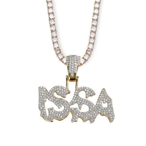 pendant necklaces hip hop jewelry gold color plated iced out micro pave shiny cz stones letters issa combine necklace for men's gift, Silver
pendant necklaces hip hop jewelry gold color plated iced out micro pave shiny cz stones letters issa combine necklace for men's gift, Silver