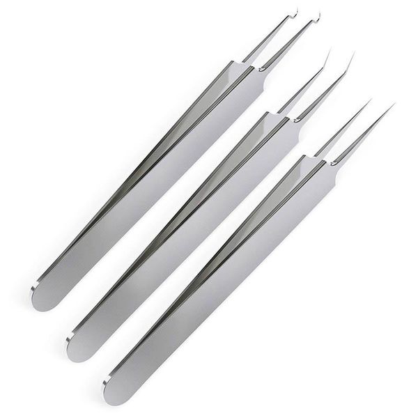eyebrow tools & stencils 3 pcs set stainless steel blackhead remover tweezers professional comedone extractor pimple blemish tool
eyebrow tools & stencils 3 pcs set stainless steel blackhead remover tweezers professional comedone extractor pimple blemish tool