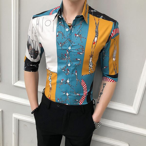 new mode 2021 floral shirt spring summer half men's casual shirts fit fine streetwear club jacket 3xl 9pvd, Black;brown
new mode 2021 floral shirt spring summer half men's casual shirts fit fine streetwear club jacket 3xl 9pvd, Black;brown