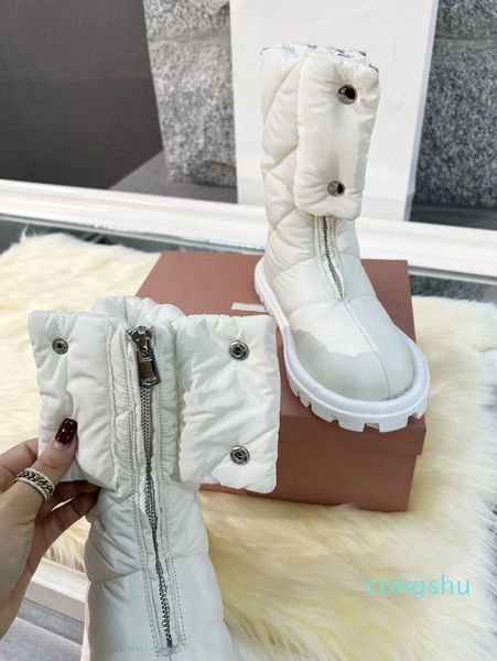 winter rainproof high snow boots women's fashion soft leather thick soled girls' shoes half bo ots black size 35-41
winter rainproof high snow boots women's fashion soft leather thick soled girls' shoes half bo ots black size 35-41