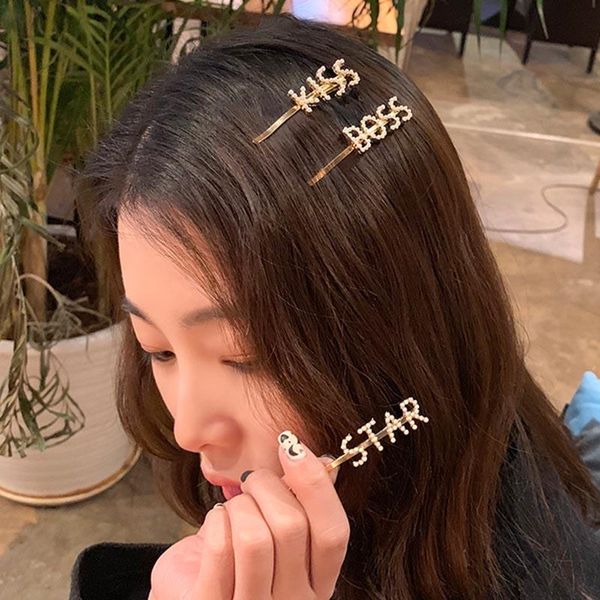 hair clips & barrettes 1 pcs women faux pearl letter hairpins lady barrette styling accessories ea, Golden;silver
hair clips & barrettes 1 pcs women faux pearl letter hairpins lady barrette styling accessories ea, Golden;silver