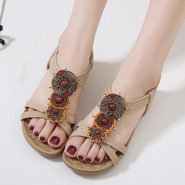 sandals women'smix color string bead women comfort soft low heels bohemia woman ankle strap open toe summer ladies shoes, Black
sandals women'smix color string bead women comfort soft low heels bohemia woman ankle strap open toe summer ladies shoes, Black