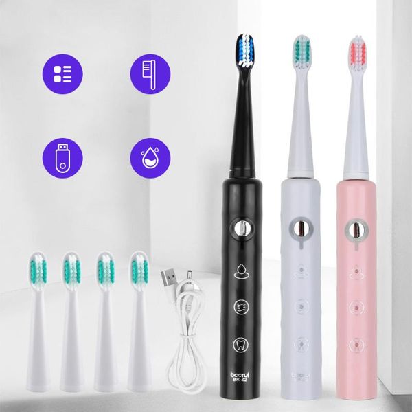 smart electric toothbrush sonic tooth brush case rechargeable brushes washable timer
smart electric toothbrush sonic tooth brush case rechargeable brushes washable timer