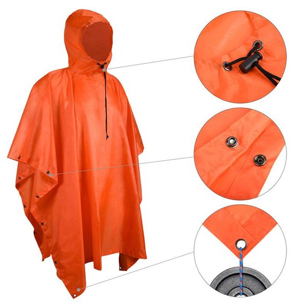 3 in 1 multifunctional raincoat outdoor travel rain poncho backpack quality hiking rain cover awning camping waterproof tent
3 in 1 multifunctional raincoat outdoor travel rain poncho backpack quality hiking rain cover awning camping waterproof tent